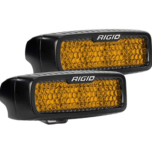 Rigid Industries Diffused Rear Facing High/Low Surface Mount Yellow Pair SR-Q Pro RIGID Industries